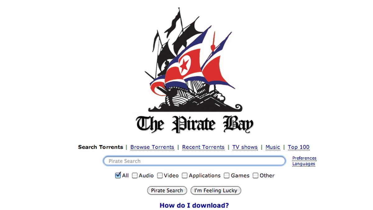 The Pirate Bay "flyttade" - men inte till Nordkorea.